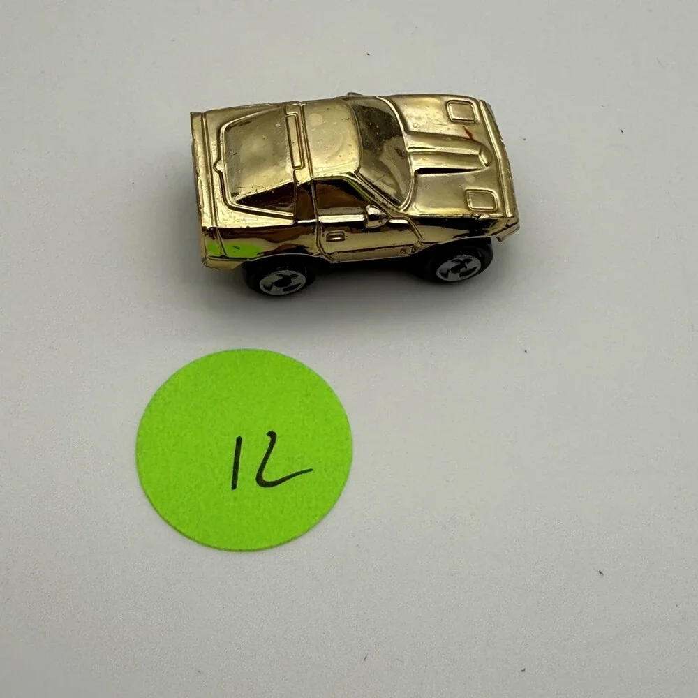 Vintage Micro Machines Gold Chrome Pontiac Firebird Trans Am Mail In Promo Loose